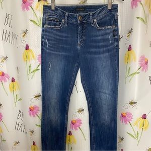 Silver Suki Straight 29/32 Jeans
